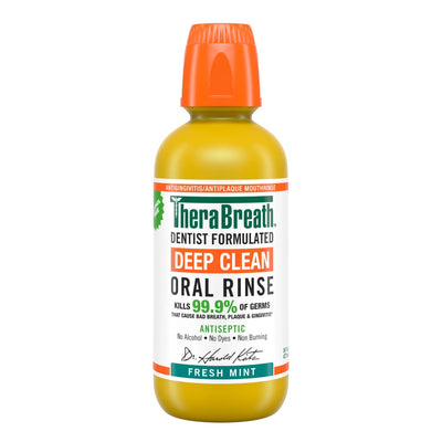 TheraBreath Deep Clean Antiseptic Oral Rinse - 16 Fl Oz