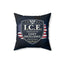 I.C.E. Institute of Cozy Excellence Throw Pillow
