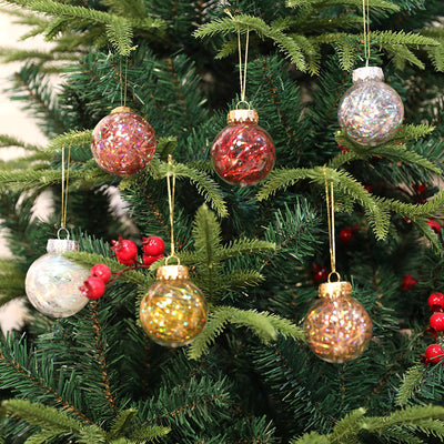 Elegant Christmas Ball Ornaments - 4PCS Set