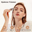 Rechargeable Eyebrow and Facial Hair Remover for Women 2 in 1 Razor with Built-in LED Light for Painless Hair Removal - Korvel