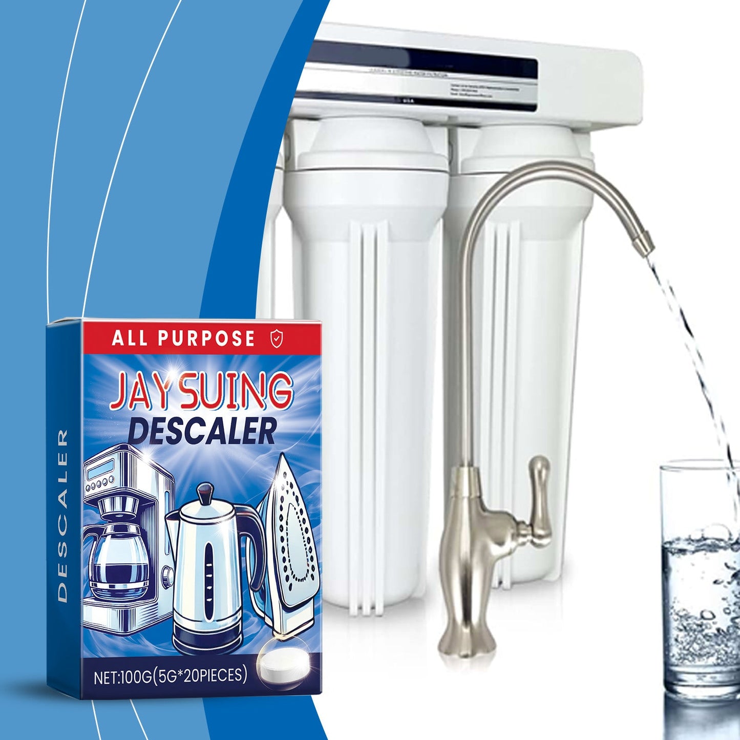 Premium Descaling Cleaning Tablets for Home Use