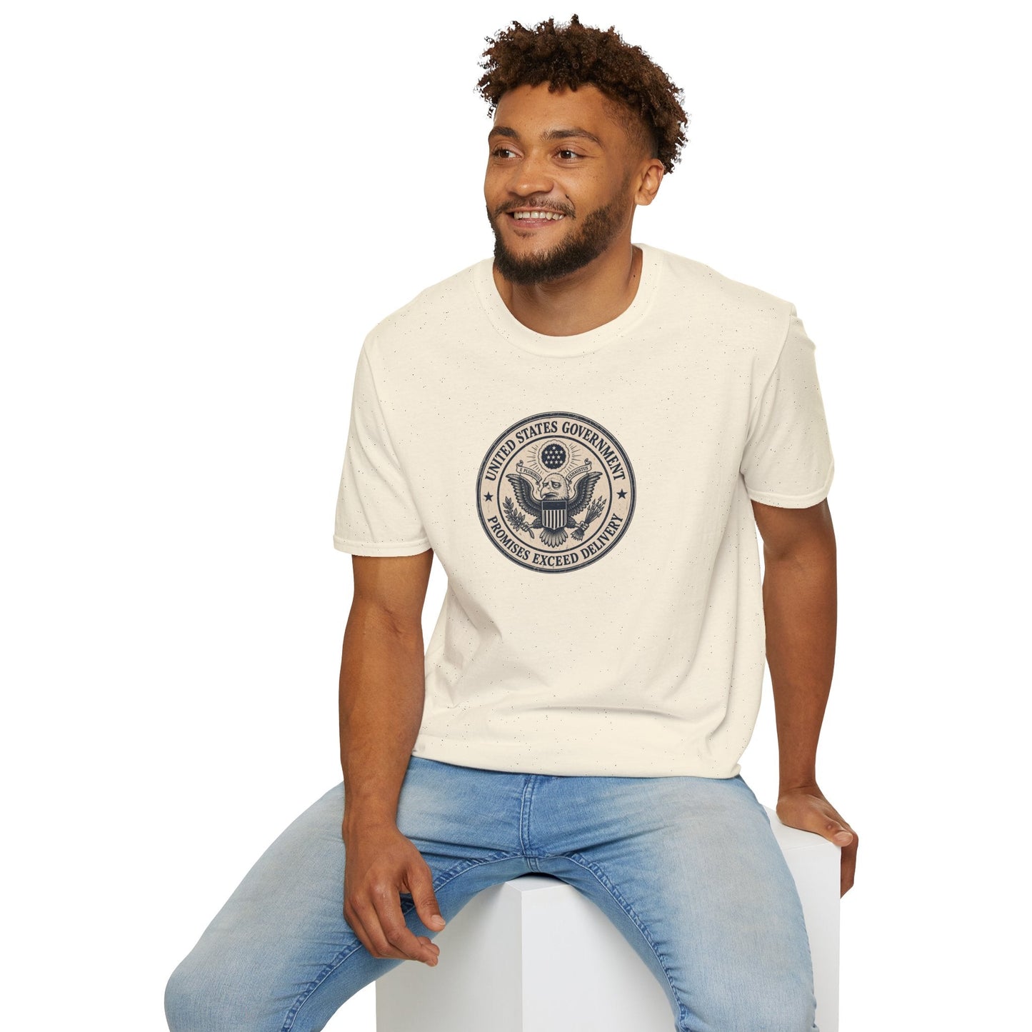 T-shirt avec le sceau du gouvernement des États-Unis - T-shirt en coton premium