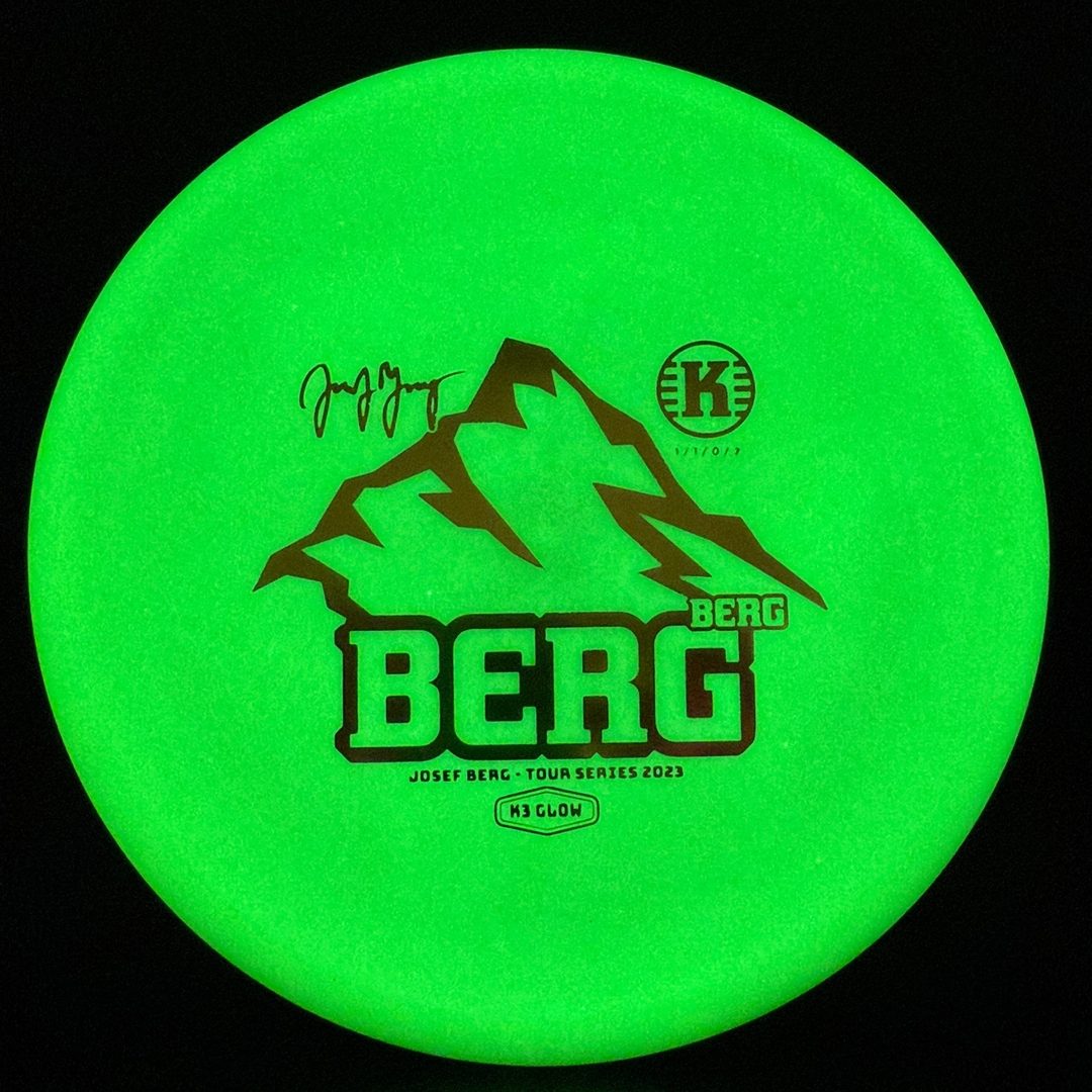 K3 Glow Berg - Josef Berg 2023 Tour Series Disc Golf Disc