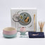 Premium 8-piece Matcha Set: Ceramic Chawan, whisky gift box, Matcha tools – for tea lovers - Korvel