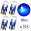 10PCS T10 W5W Led 3030 1SMD Wedge Bulb Auto Dome Reading Car Light Sidemarker Sidelight Parking Lights 194 168 Lamp Bulbs - Korvel
