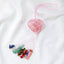 Pink Crystal Love Pendant Pink Crystal Original Stone Heart shaped Peach Heart Colorful Crushed Stone Tassel Pendant - Korvel