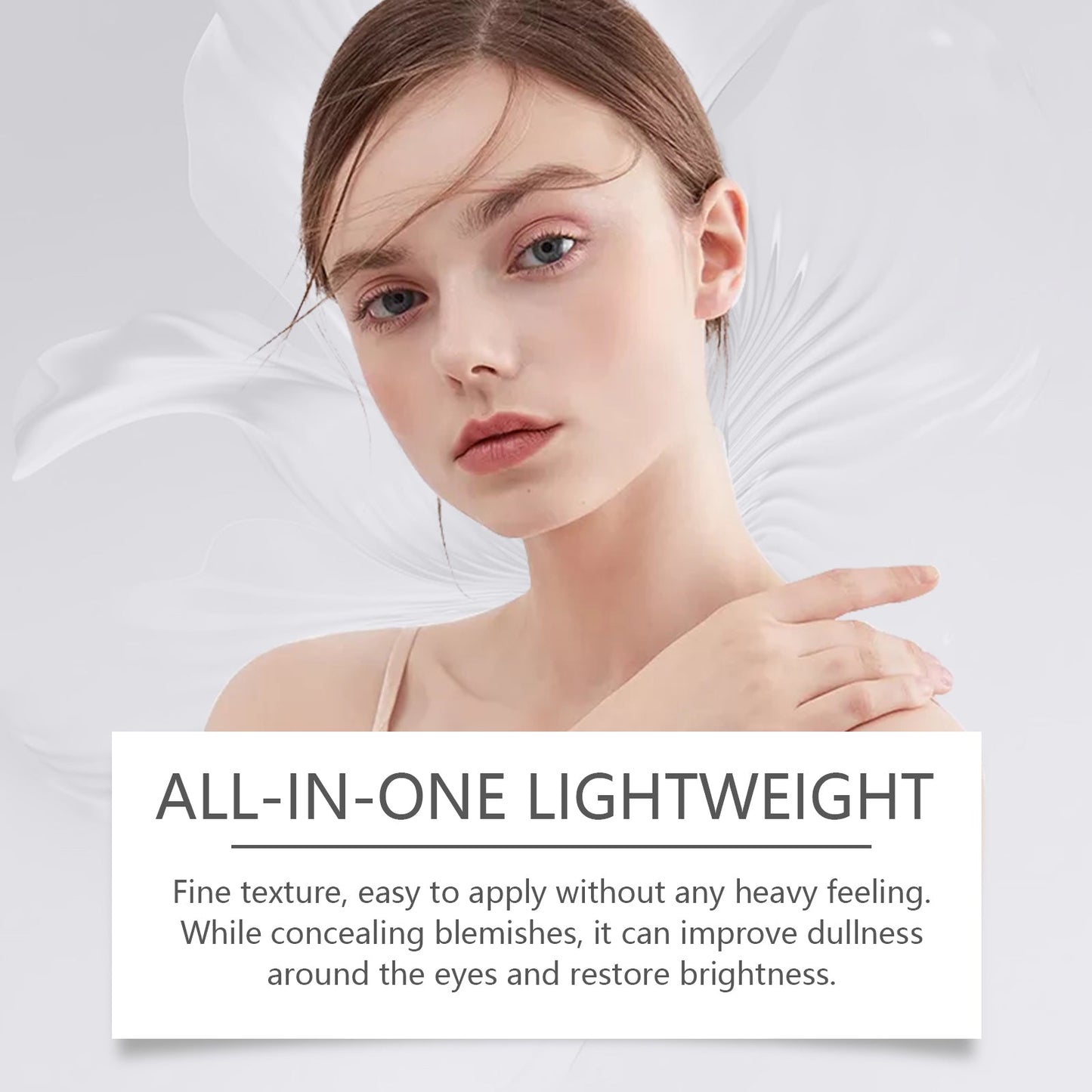 Centella Light Eye Concealer, Cover Blemishes Without Card Powder Refreshing Moisturizing Moisturizing Light - Korvel