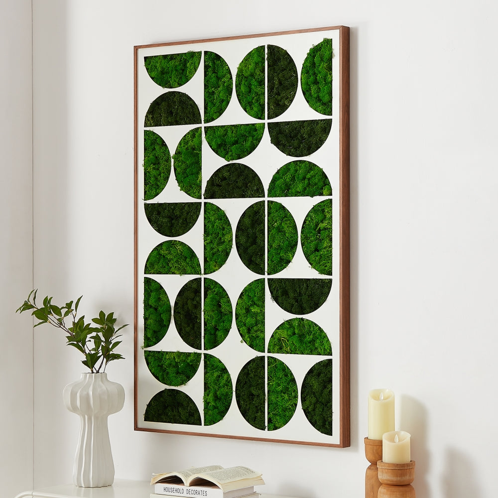 Moony Moss Wall Art Metal Decor