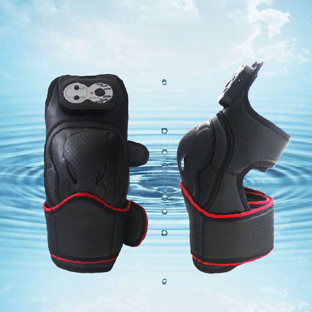 1 Pair Sports Gift Knee Joint Physiotherapy Portable Effective Heat Vibration Home Arthritis Pain Relief Timing Massager - Korvel
