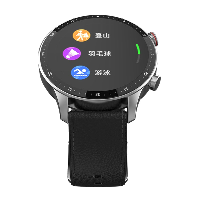 New FG08 1.3 Inch Smart Watch Full Touch Round Screen Display Bluetooth Call  Waterproof  TWS Music Smartwatch for Android IOS - Korvel