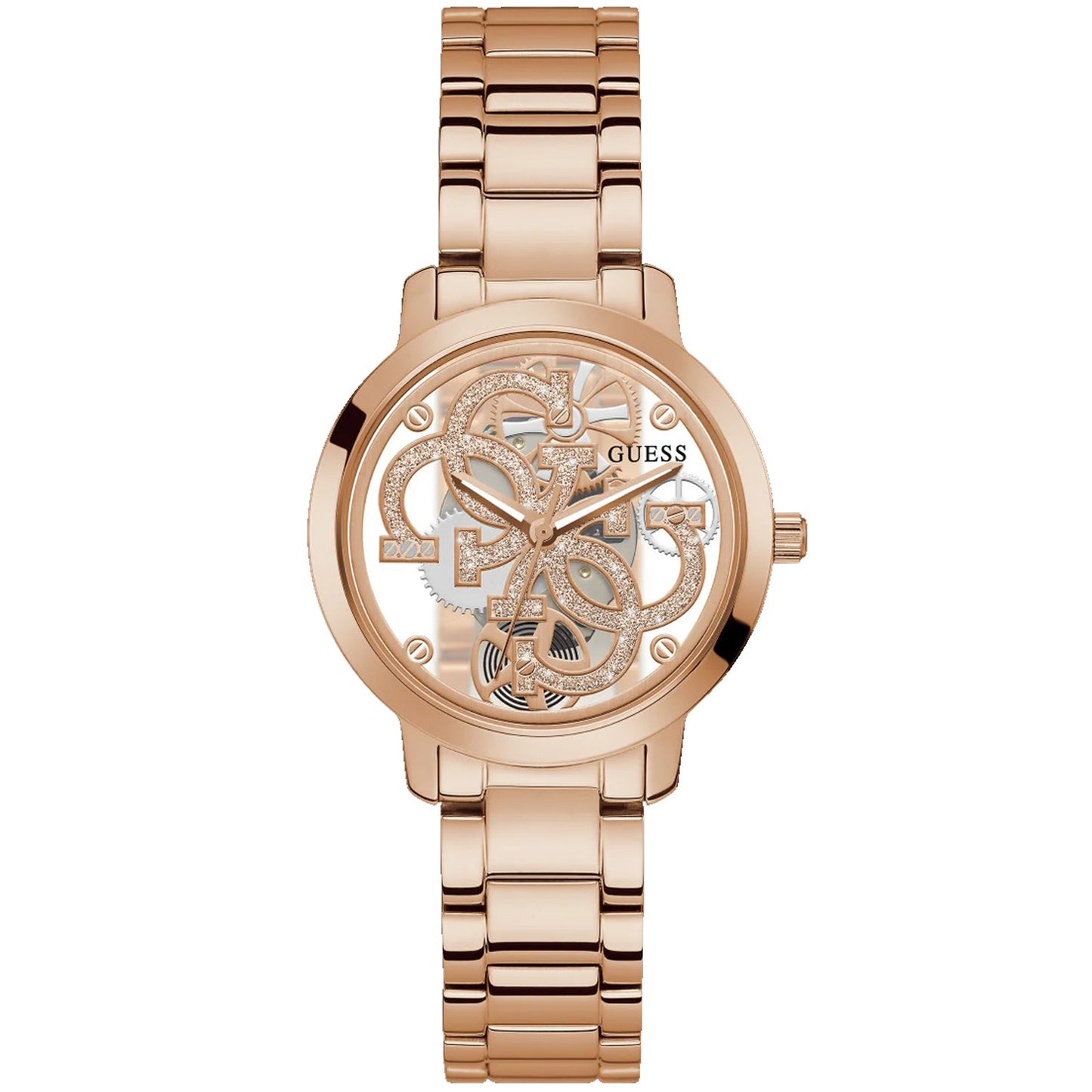 Guess Women's Quattro Rose Gold Watch