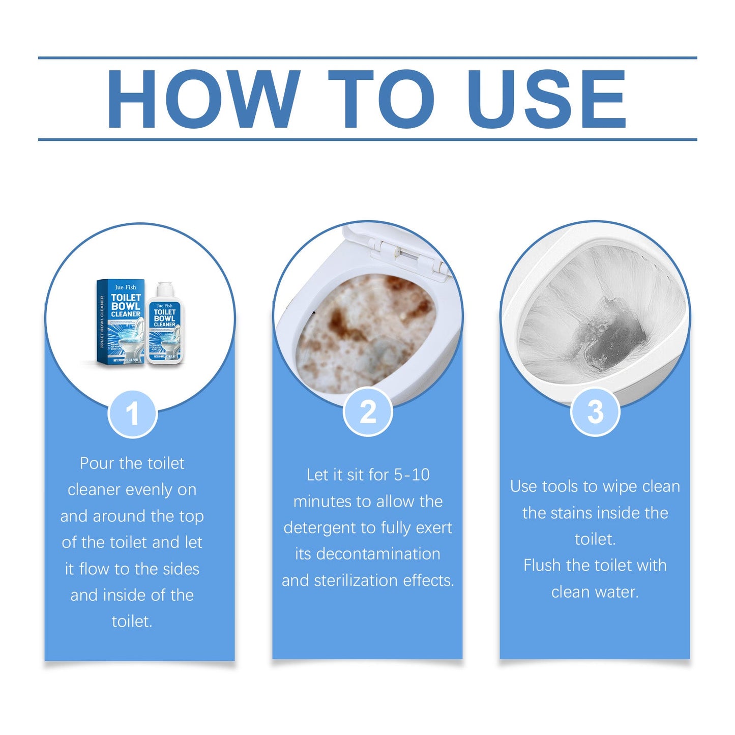 Toilet Stain Remover, Toilet Seat Portable Clean Ceramic Stains And Urine Stains - Korvel