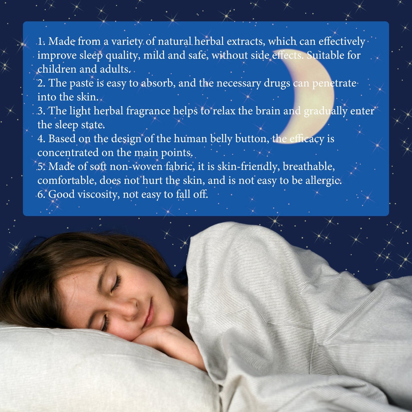 Sleep Aid Patch, Body Relief Staying Up Late To Improve Sleep Decompression Acupoint Health Care Patch - Korvel