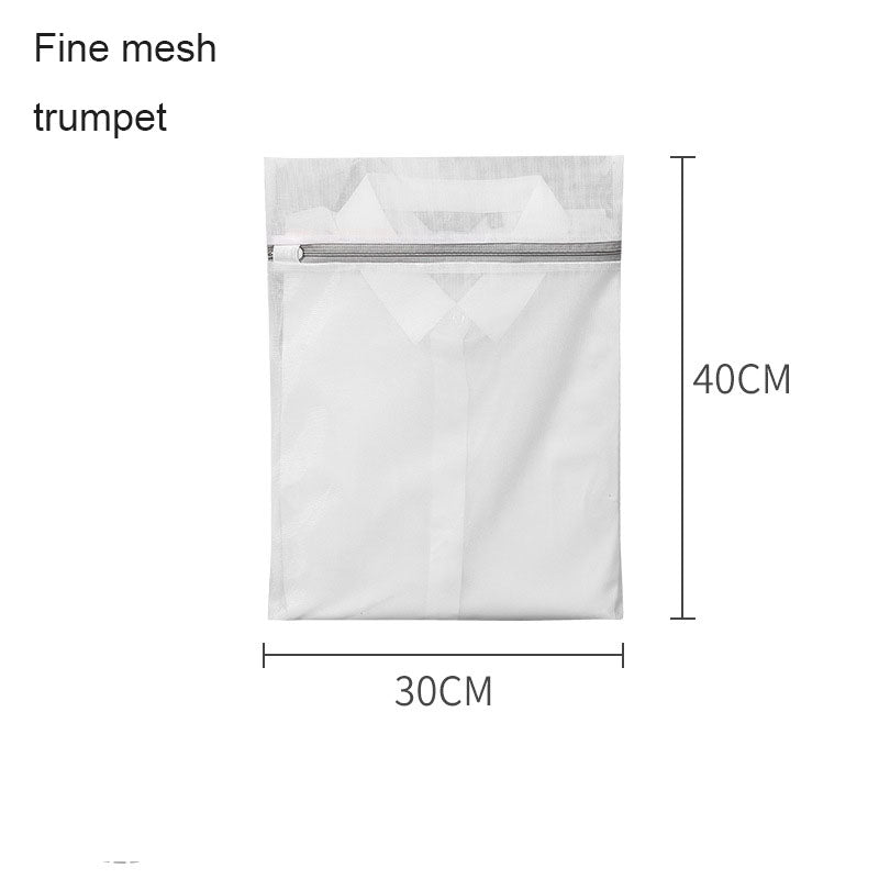 Gray laundry bag, thick and thin mesh bag, laundry for household underwear, and protective bag - Korvel
