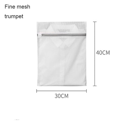 Gray laundry bag, thick and thin mesh bag, laundry for household underwear, and protective bag - Korvel