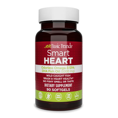 Aceite de Pescado Natural Omega-3 Basic Organics - 50 Cápsulas Blandas