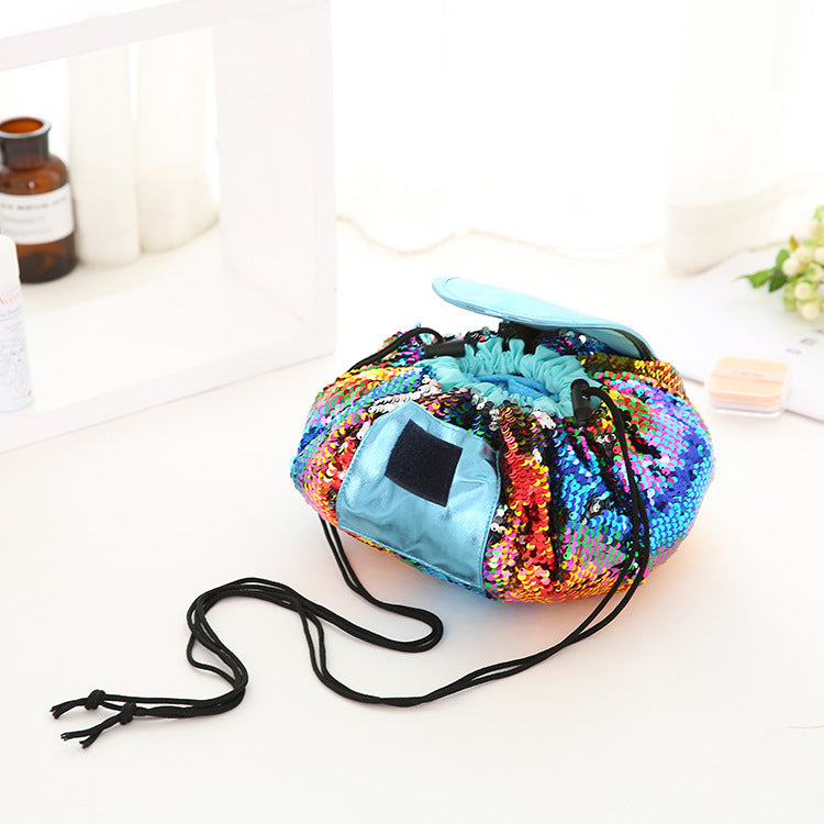 Mermaid Sequins Cosmetic Bag - Stylish Makeup Organizer