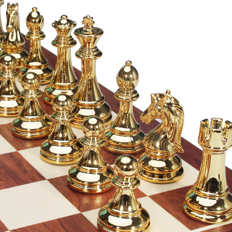 High end international chess set folding chessboard gift chess pieces children's chess pieces Western chess - Korvel