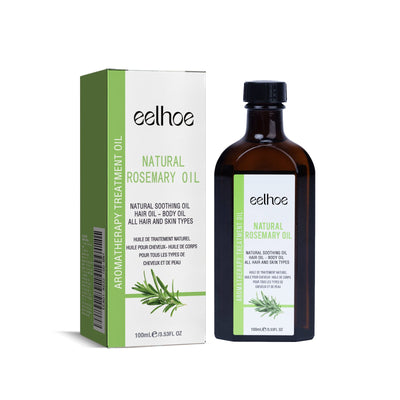 Rosemary Essential Oil For Hair Care, Anti-Frizz, Long Lasting, Soft Stay, Repair, Perm And Dye Hair Care - Korvel
