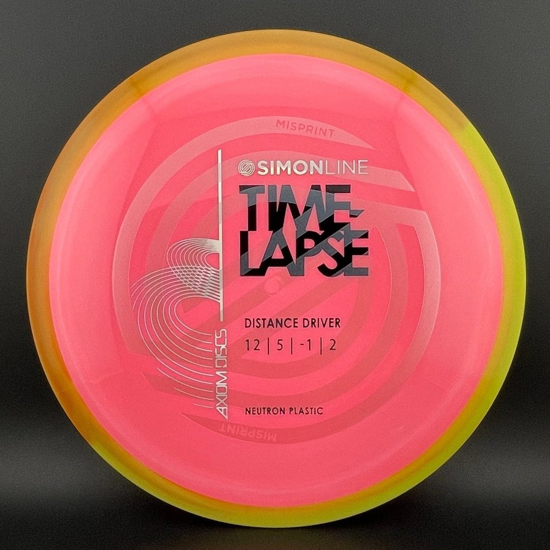 Neutron Time-Lapse (Re-Tooled) - Error de impresión de Simon Line