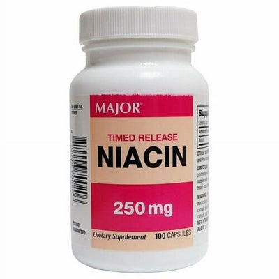 Premium Timed Release Niacin Dietary Supplement 250 Mg