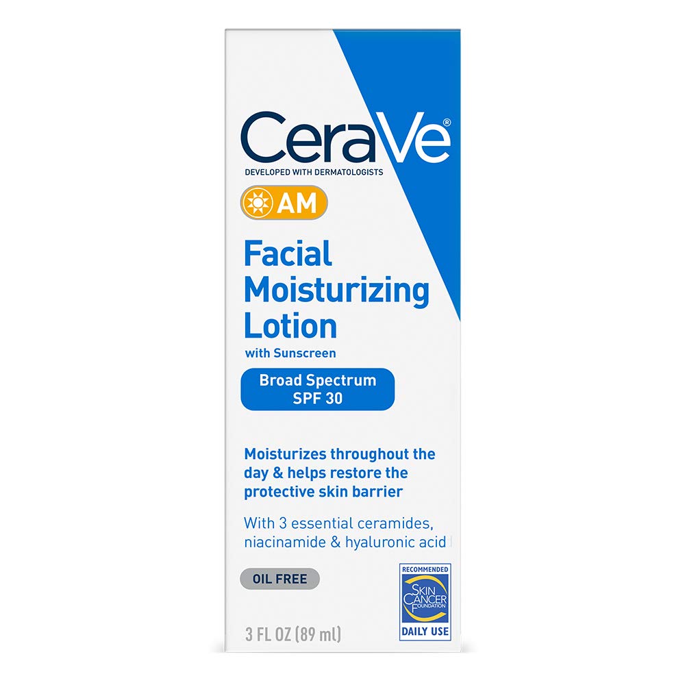 CeraVe Lotion Hydratante pour le Visage AM SPF 30 - 3 Oz