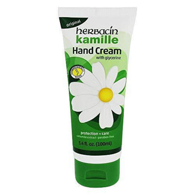 Crème pour les mains Herbacin Kamille avec glycérine - 3,3 oz
