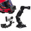 Motorcycle Helmet Mount Curved Adhesive Arm For Xiaomi yi 4K Gopro Hero 8 7 6 5 4 SJCAM sj4000 Eken H9 Action Camera Accessories - Korvel