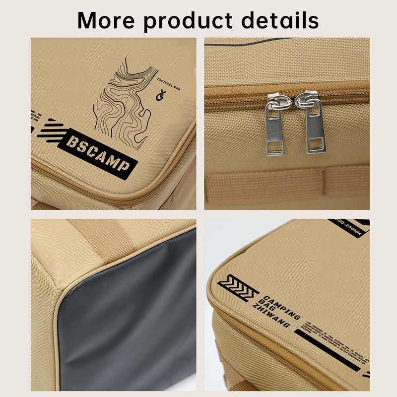 Outdoor storage bag, large - capacity foldable storage box, camping gear for picnic, portable, water - resistant - Korvel
