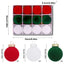 Elegant 6cm Christmas Ball Ornaments - Set of 12