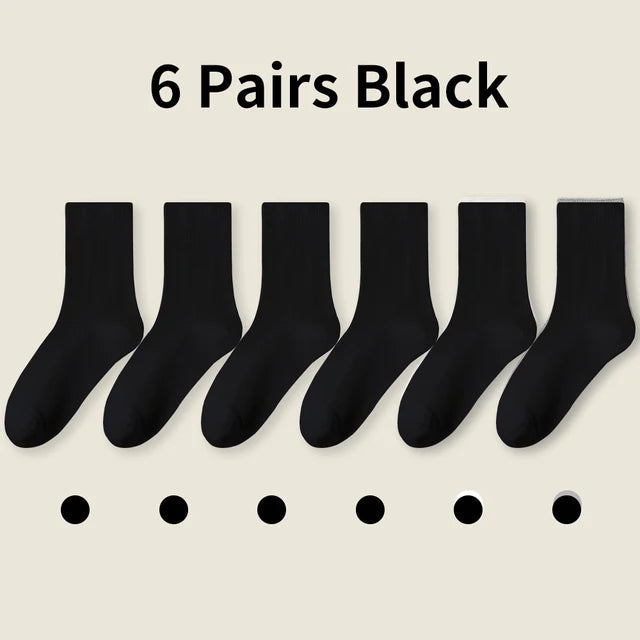 Pure cotton socks with loose cuffs for men and women - Korvel