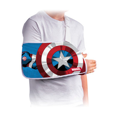 DonJoy Youth Arm Sling - Captain America Design