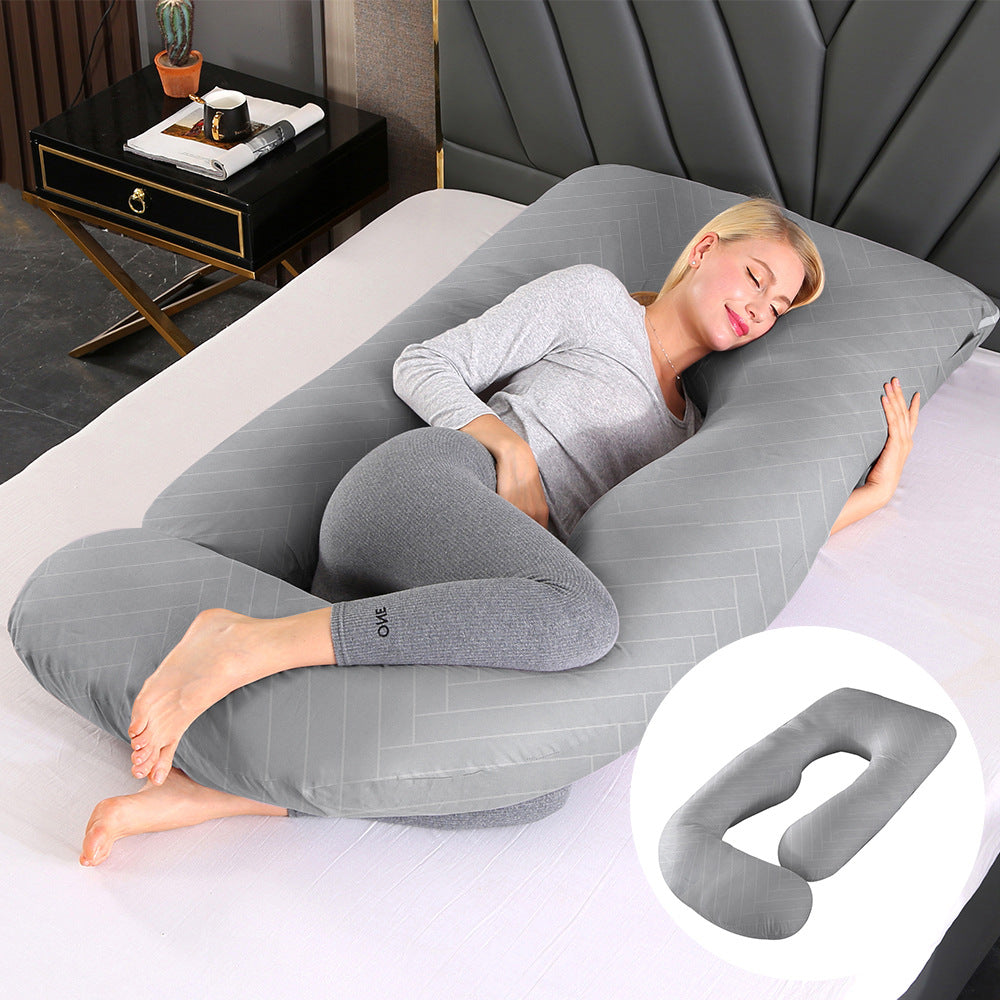 J-Shaped Pregnancy Pillow for Side Sleepers