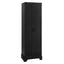 Storage Cabinet with Two Doors for Bathroom, Office, Adjustable Shelf, MDF Board, Black - Korvel