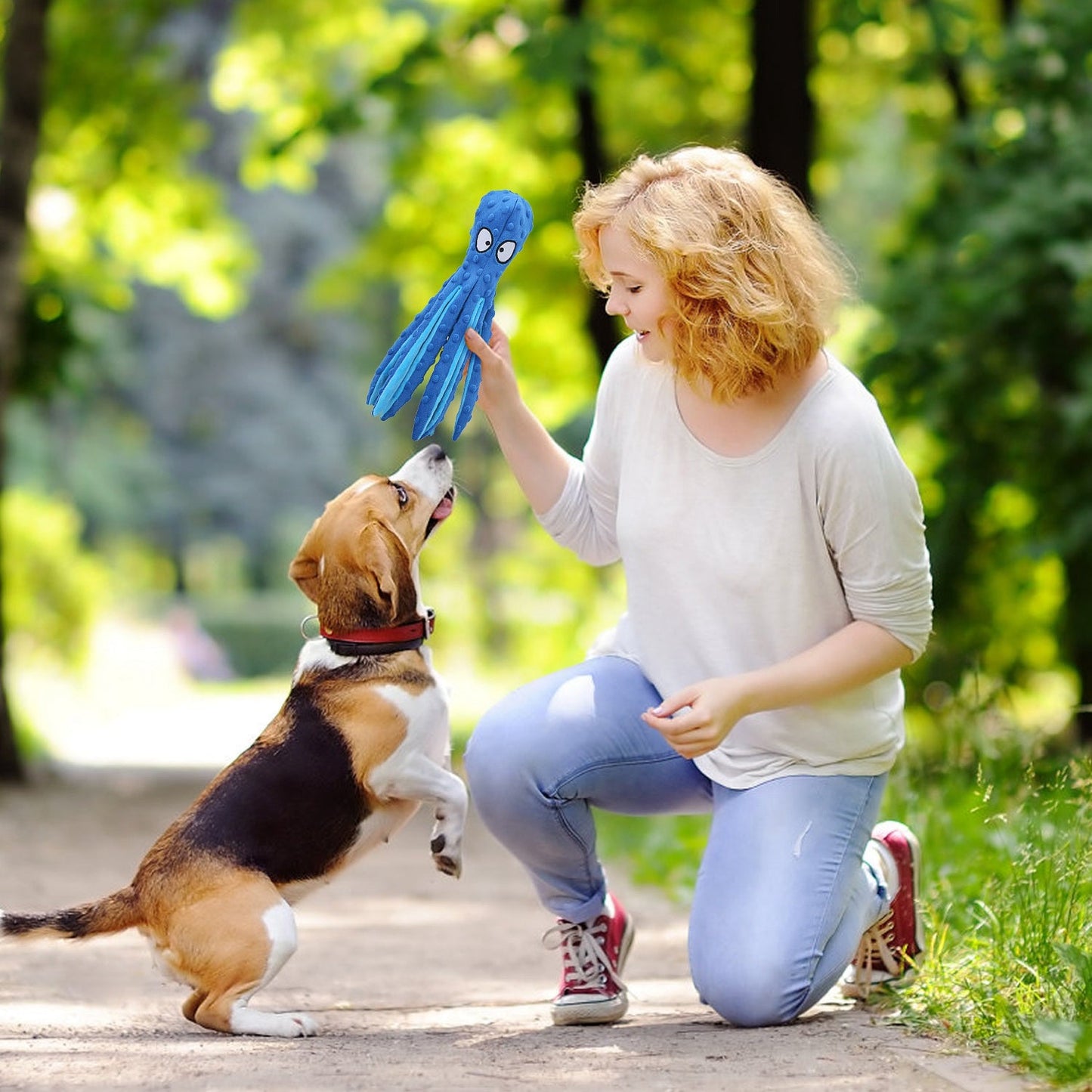 GBruno 2-Piece Squeaky Dog Toy Set