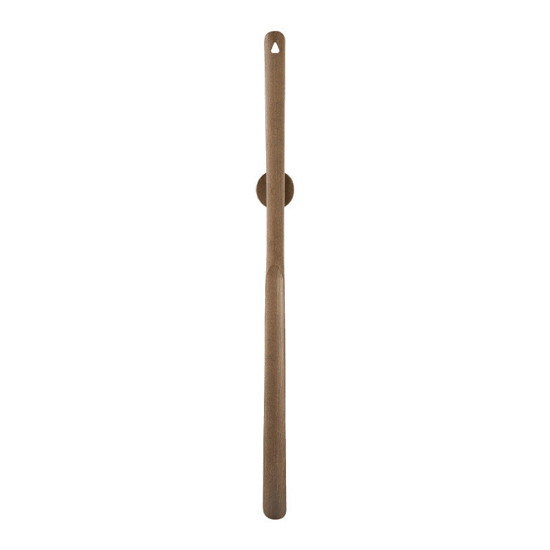 Elderly and Pregnant Women's Shoe Horn - Extended Handle Black Walnut Wood High-Grade Shoe Helper Tool - Korvel
