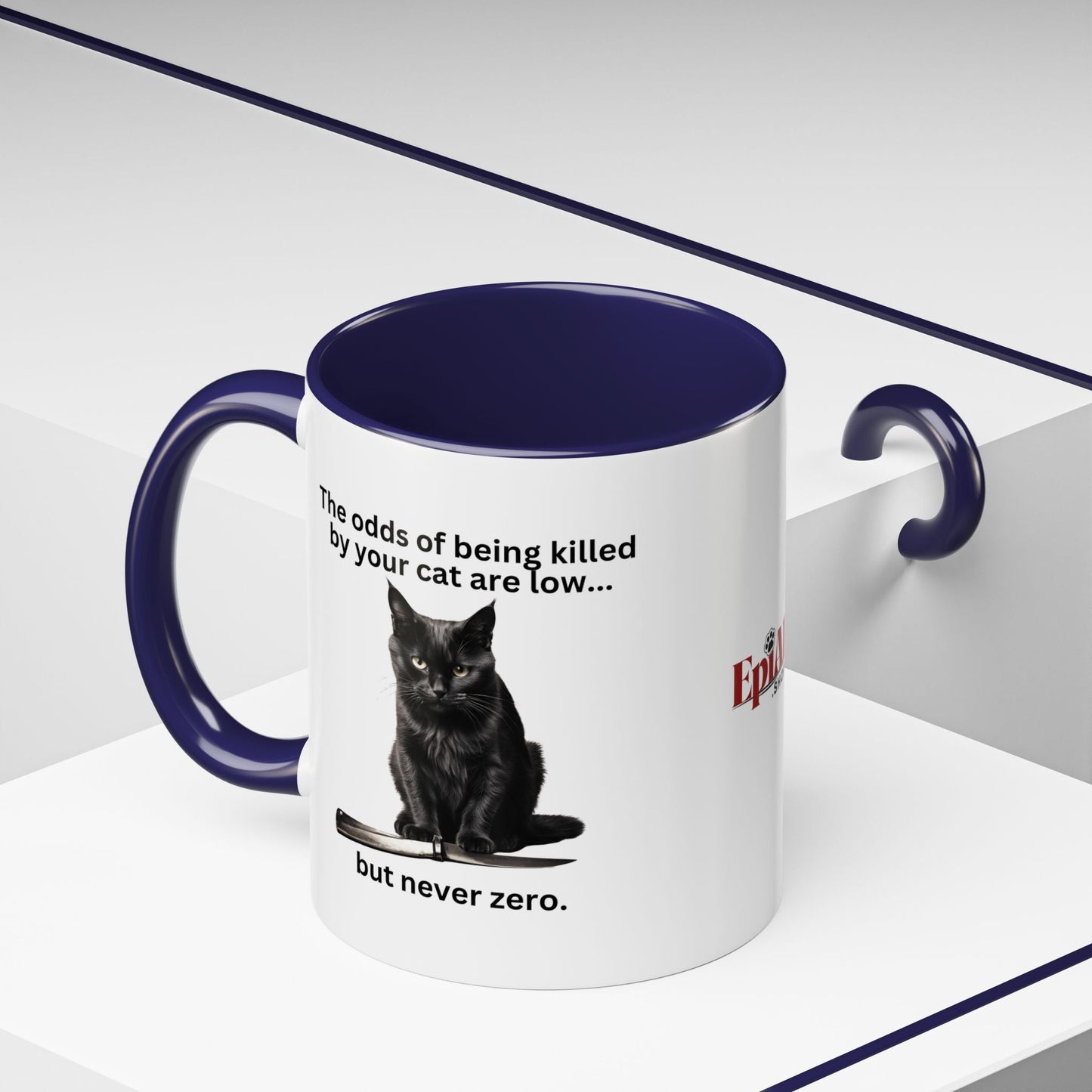 Charming Cat-Themed Accent Coffee Mug (11oz & 15oz) - Korvel