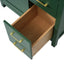 30-Inch Green Bathroom Vanity with Ceramic Sink