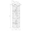 Corner Curio Cabinet with 5 Shelves and Lighting System, Walnut(E26 light bulb not included) - Korvel