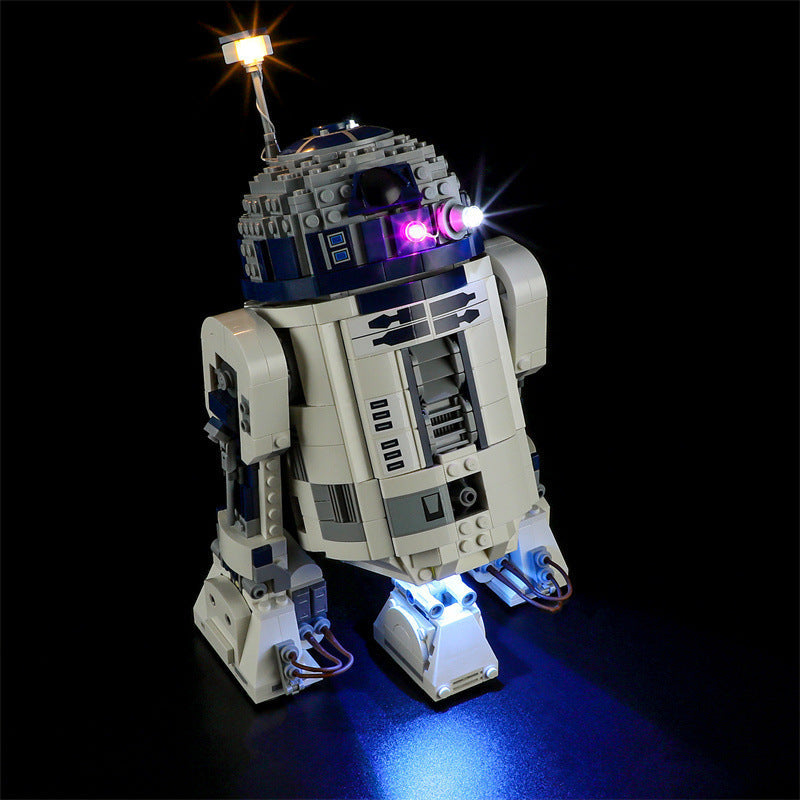 YEABRICKS is compatible with LEGO 75379 Star Wars R2-D2 LED lighting, building block toys, assembly lights - Korvel