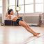2Pcs High Quality Heavy Duty ABS Plastic 28mm Exercise Fitness Gymnastic Rings With Foam Handle Gym Exercise Crossfit Pull Ups A - Korvel