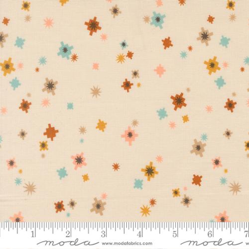 Tela de algodón Boho Haven en color huevo - 44"/45" por yarda