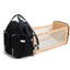 Premium Baby Diaper Backpack with Folding Crib & Insulated Storage