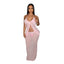 Sexy Transparent Set with Belted Sleeveless Cardigan and Fashionable Long Skirt Two-Piece Set for Women - Korvel