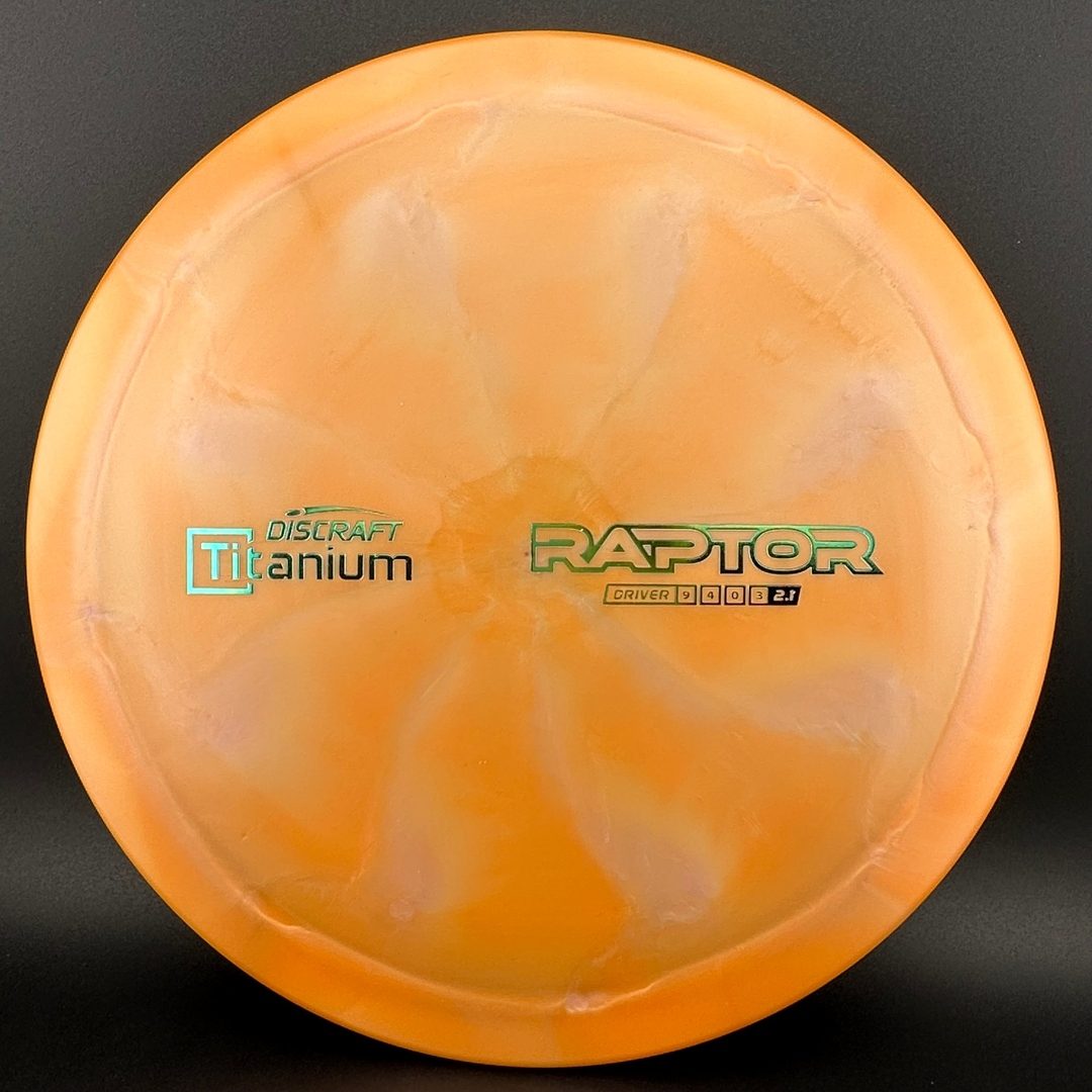 Controlador de Disco de Golf Titanium Swirl Raptor