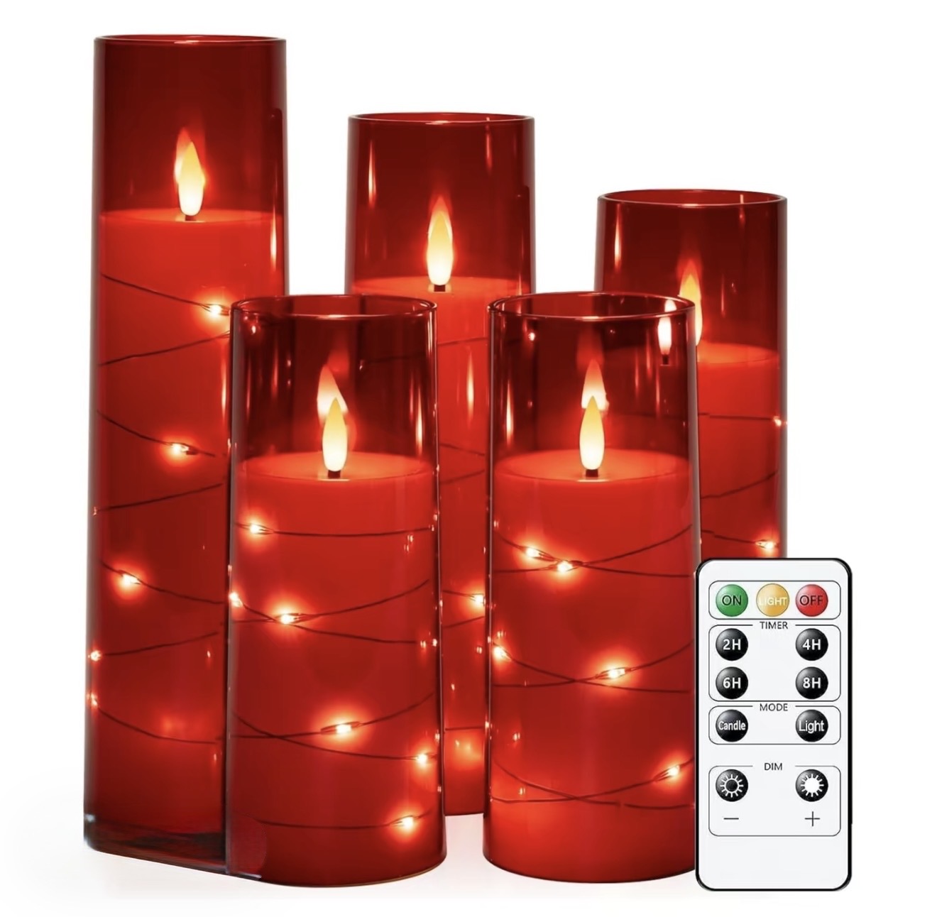 StarGlow LED Pillar Candles - Korvel