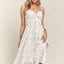 Robe smockée florale élégante pour un style sans effort