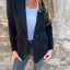 Ins Button Lapel Short Blazer Winter Fashion Commuter Jacket Outwear Women's Clothing - Korvel
