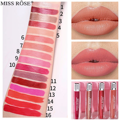 Candy Pearl Lip Gloss - Non-Sticky Velvet Finish
