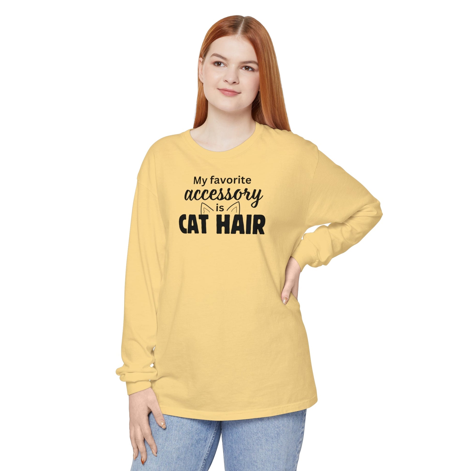 Stylish Cat Lover's Unisex Long Sleeve Tee - Korvel